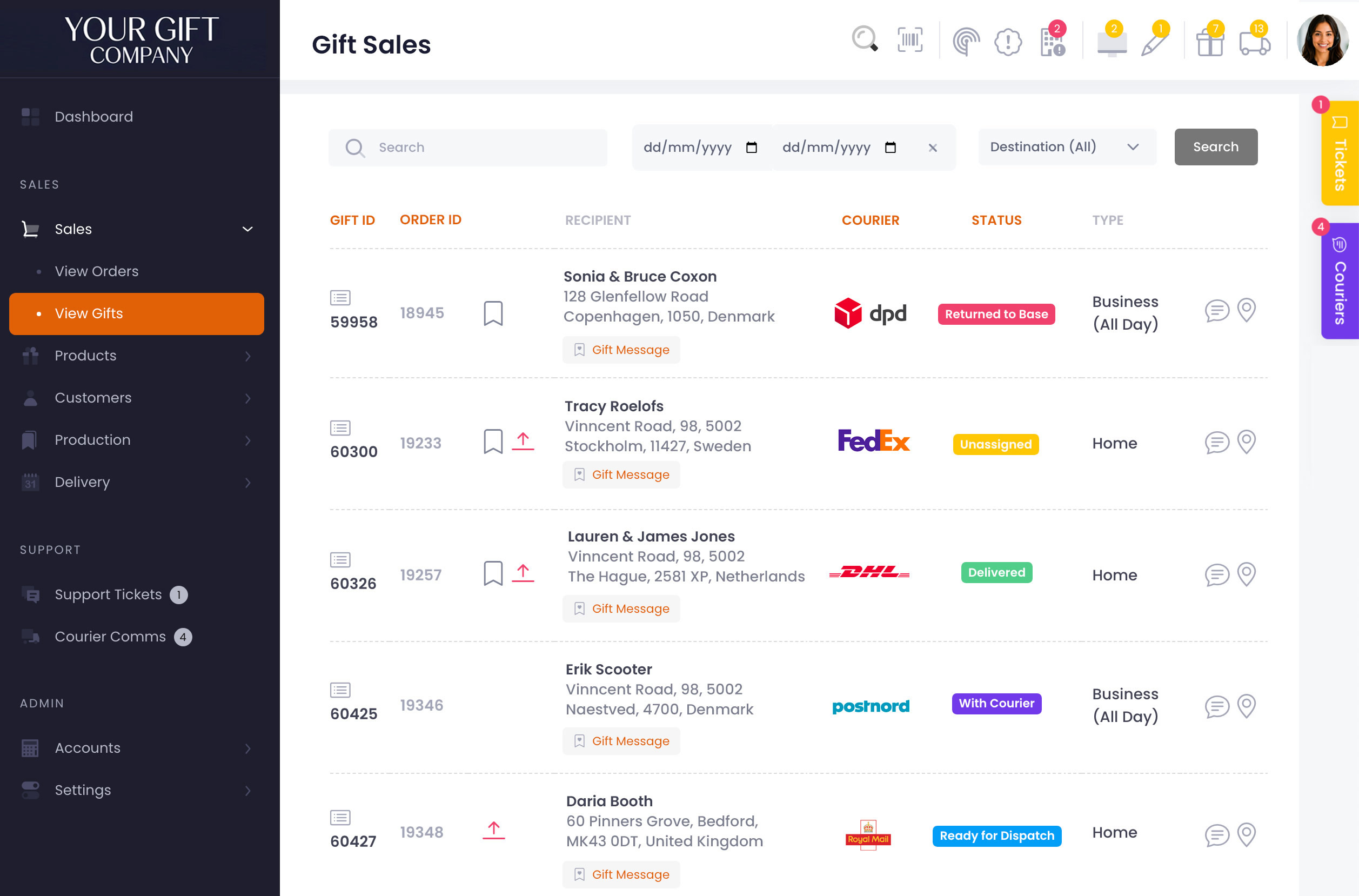 Giftified sales page